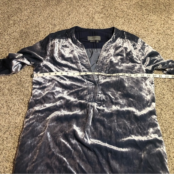 Anthropologie Velvet Tunic Dress- XS - Picture 4 of 7